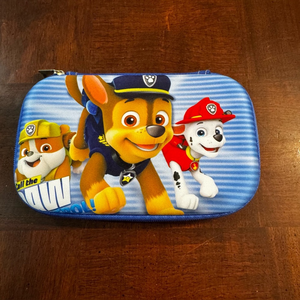 PAW Patrol Zippered Pencil Crayon Case Rubble Chase Marshall